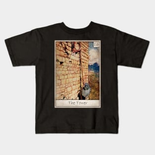 Tarot - The Tower Kids T-Shirt